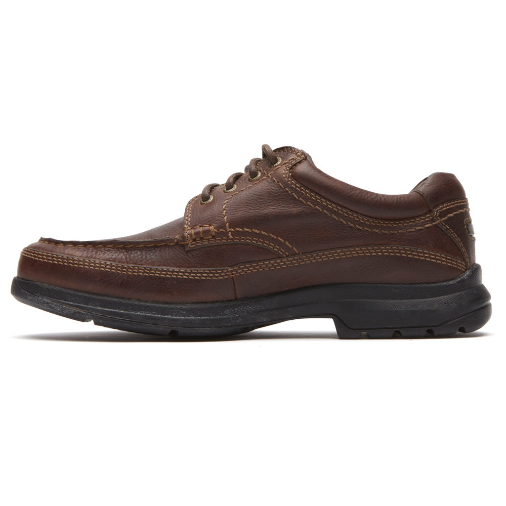 Rockport Singapore Mens Oxfords - Banni Dark Brown - VN2174839